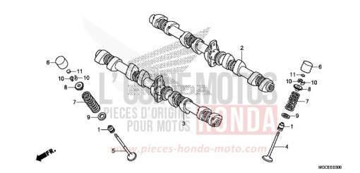 ALBERO A CAMME/VALVOLA CB1100AE di 2014